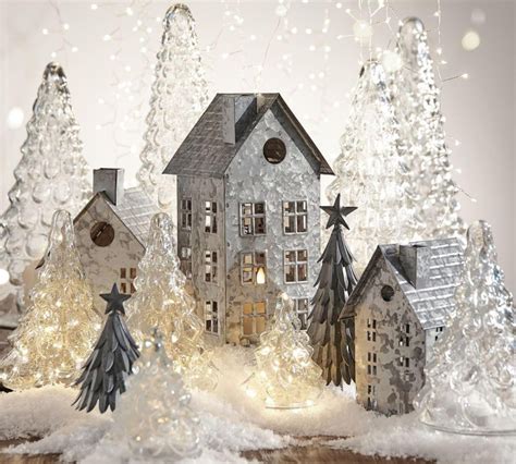 xmas metal village houses|unique christmas village houses.